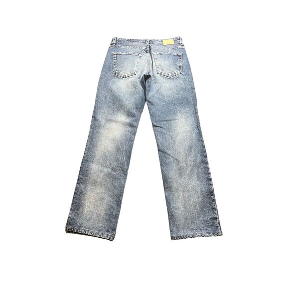 AG Womens Contour 360 Remy Low Rise Boxy Straight Japan Jeans Blue Y2K Size 23 - Picture 6 of 10